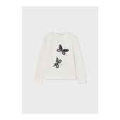 Mayoral Older Girls Sequins Long Sleeve T- Shirt